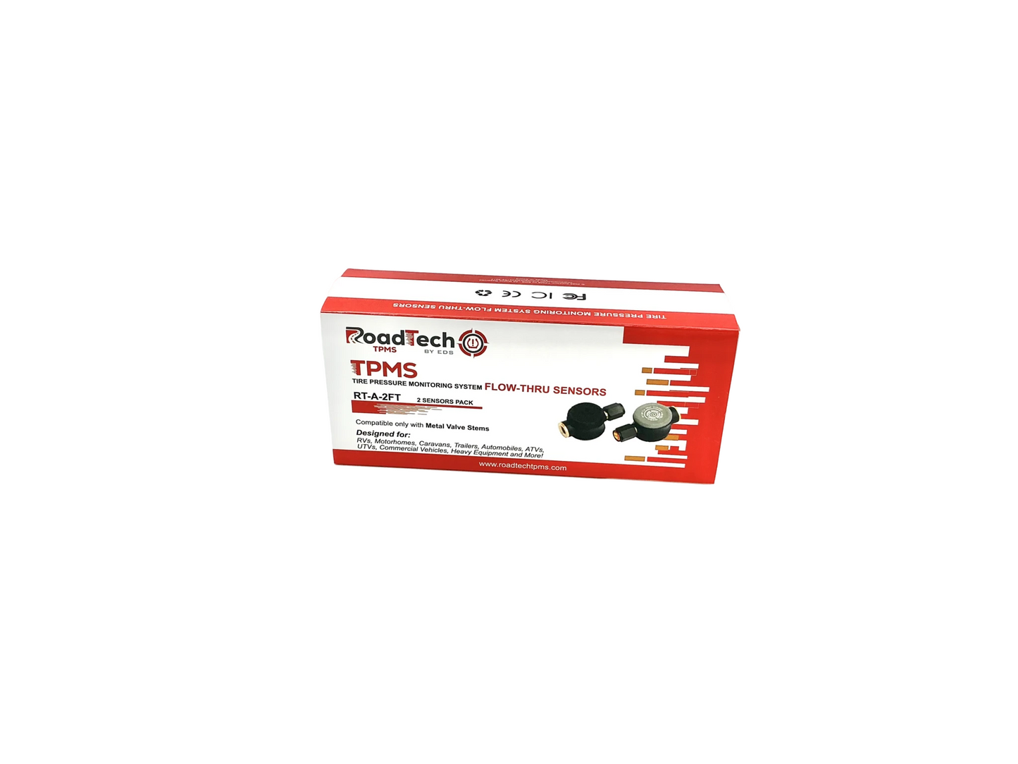 RoadTech TPMS-2 Flow-Thru Sensor Pack